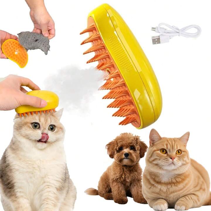 CEPILLO DE VAPOR PARA MASCOTAS 🐶🐱