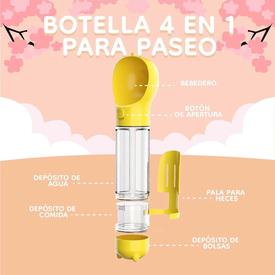 Bebedero 4 en 1 mascotas | Envío GRATIS